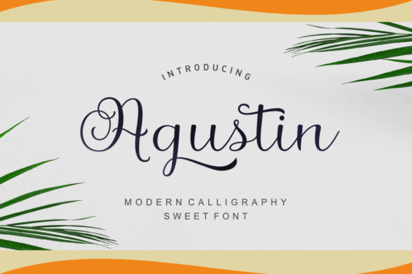 Agustin Script: A Modern Handwritten Font for Branding