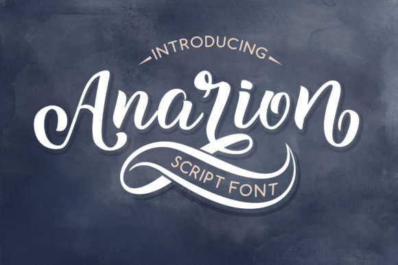 Anarion Script: A Modern Brush Script for Bold Branding