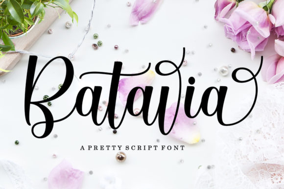Batavia Script: Crafting Identity with Fluid Elegance