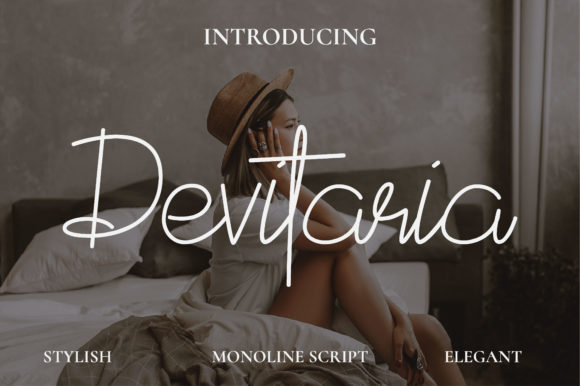 Devitaria Script: Crafting Elegant Visual Narratives