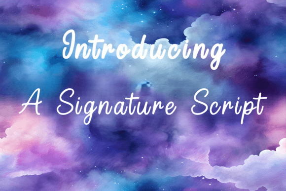 Discover the Modern Charm of A Signature Script