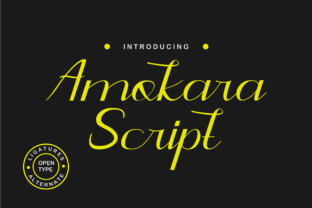 Discovering Amokara Script: A Handwritten Font with Authentic Charm