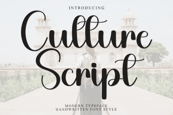 Enchanting Holiday Typography with Culture Script