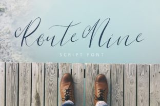 Introducing Rout Nine Script: A Hand-Drawn Font with Character