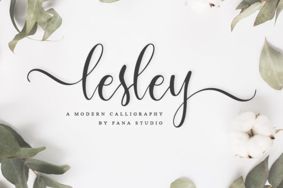 Lesley Script: Adding a Dance of Elegance to Your Designs