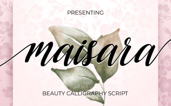 Maisara Script: A Modern Calligraphy Font for Elegant Designs