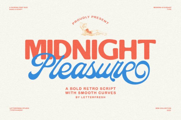 Midnight Pleasure Script: A Font for Bold, Nostalgic Branding
