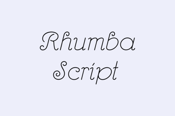 Rhumba Script: An Elegant Dance for Your Designs