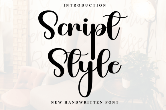 Script Style: A Modern Handwritten Font for Elegant Branding