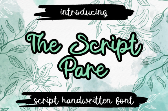 The Script Pare: A Handwritten Font for Authentic Design