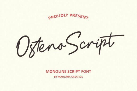Understanding the Appeal of Osteno Script